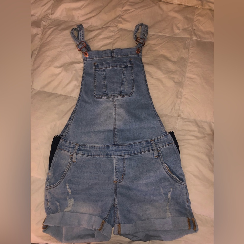 Maternity overalls shorts